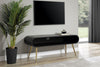 Auckland TV Stand Black & Brass JF720