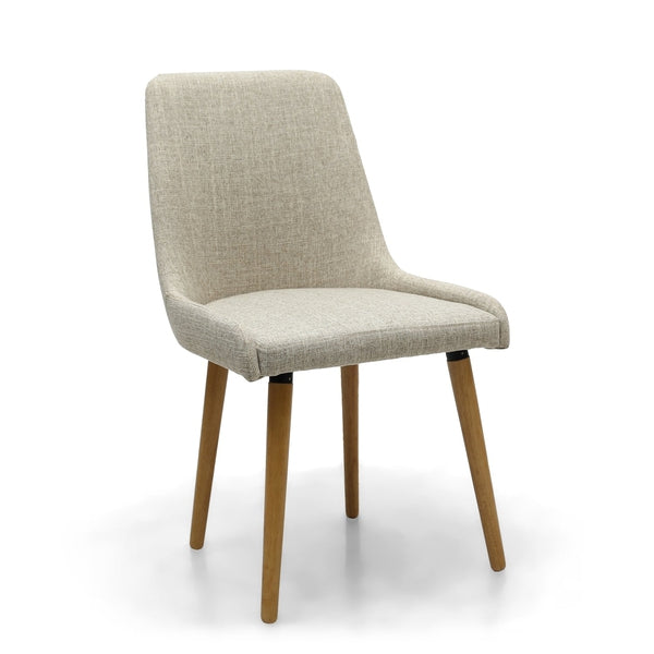 Hawksmoor Capri Flax Effect Natural Dining Chair (Pair)