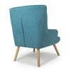 Hawksmoor Cinema Chenille Effect Turquoise Blue Armchair