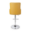 Hawksmoor Yellow Leather Match Luxury Bar Stool