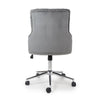 Hawksmoor Rocco Brushed Velvet Grey Office Chair