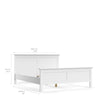 Axton Westchester Super King Bed (180 x 200) in White