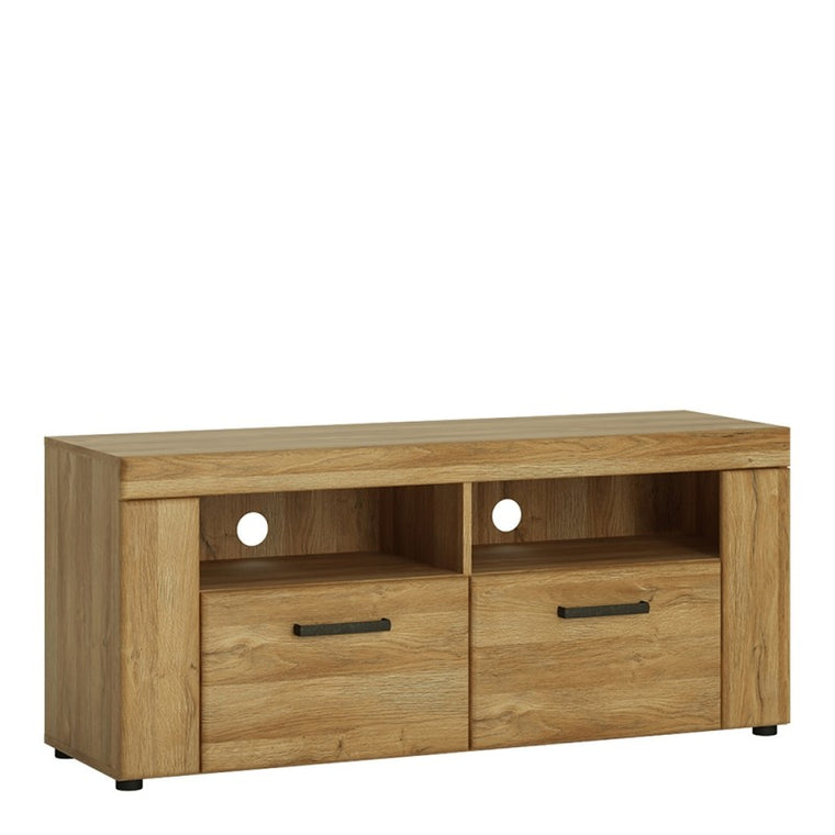 Axton Bronxwood 2 Drawer TV Cabinet in Grandson Oak