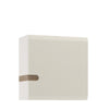 Axton Norwood Living 1 Door Wall Cupboard In White With A Truffle Oak Trim