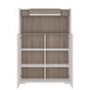 Axton Bronxdale Low 2 Door Cabinet With Open Shelf (inc. Plexi Lighting)