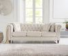 Montrose Ivory Linen 3 Seater Sofa