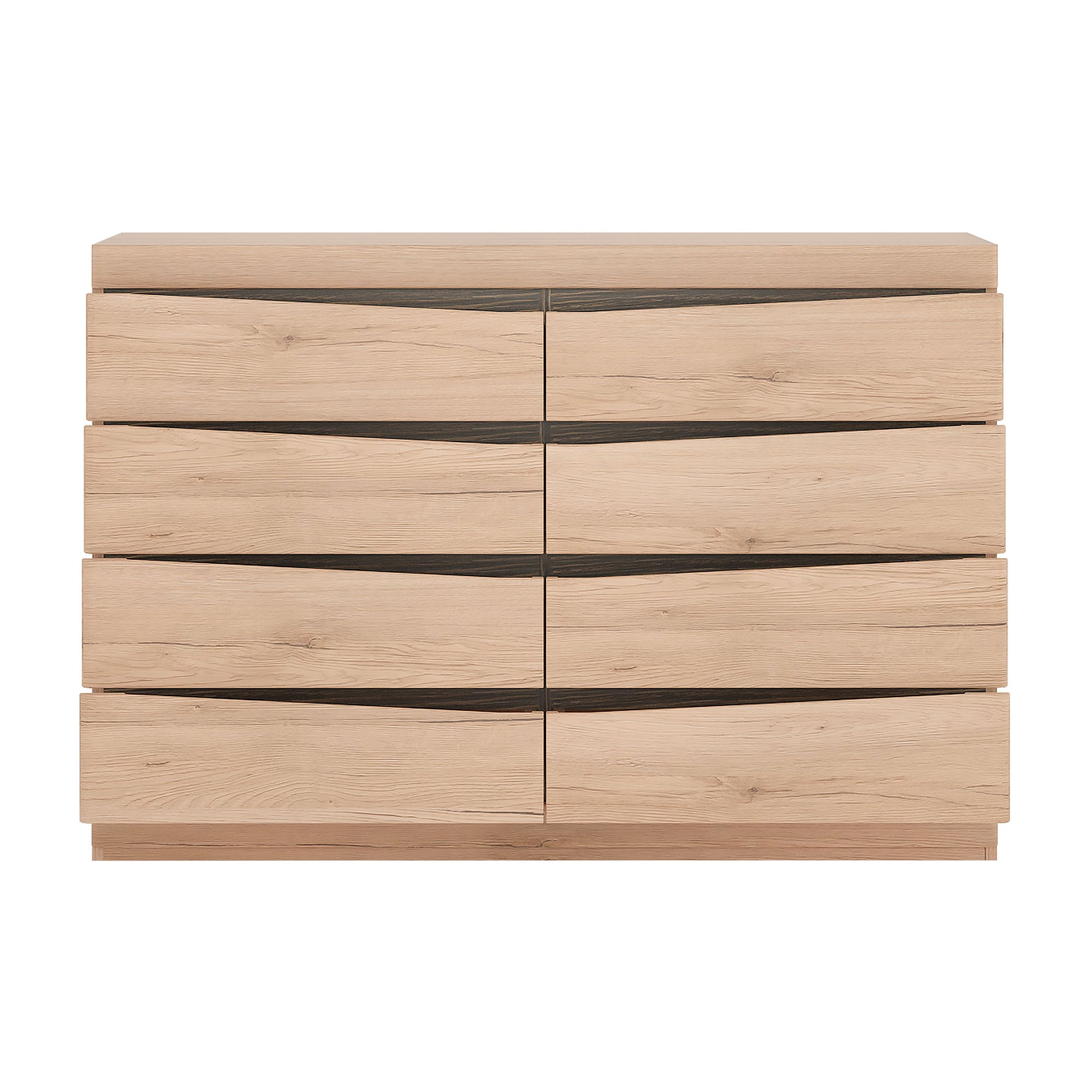 Axton Eastchester 4 + 4 Wide Chest of Drawers In Oak