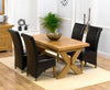 Avignon 160cm Solid Oak Extending Table