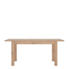 Axton Eastchester Extending Dining Table in Oak + 4 Milan High Back Chair White