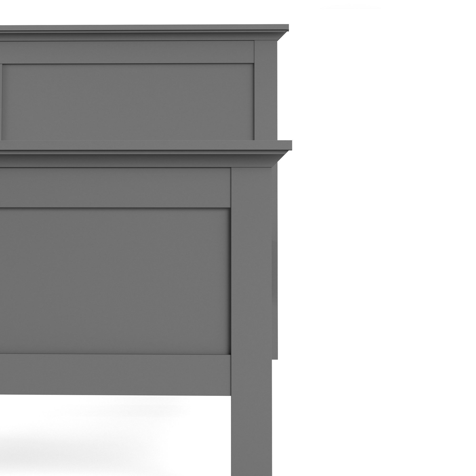 Axton Westchester King Bed (160 x 200) in Matt Grey