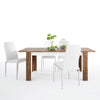 Axton Fordham Extending Dining Table + 4 Milan High Back Chair White