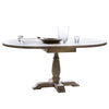 Mayfield Yukon Mindi Ash Wood Round Extending Dining Table