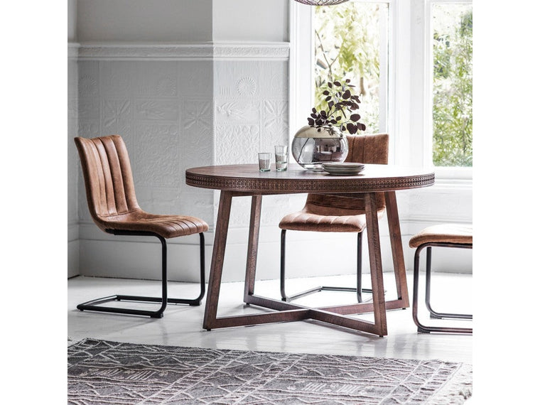 Hudson Living Boho Retreat Round Dining Table