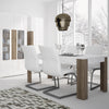 Axton Bronxdale 160 cm Dining Table + 4 Milan High Back Chair Grey