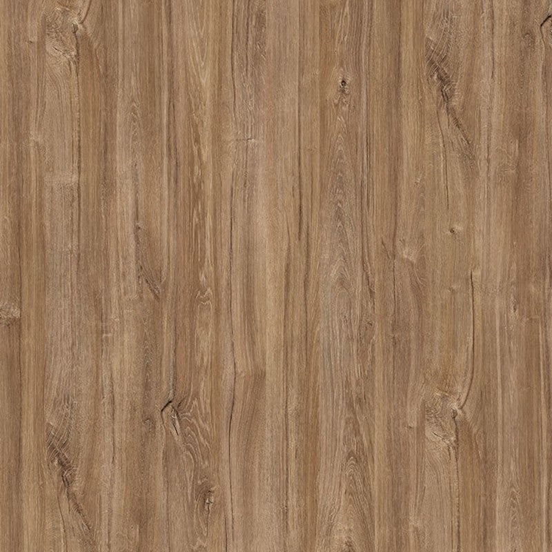 Axton Harding 3 Door Wardrobe With Mirror Door in Stirling Oak With Matt Black Fronts