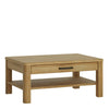 Axton Bronxwood 1 Drawer Coffee Table In Grandson Oak