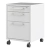 Axton Trinity Mobile File Cabinet In White