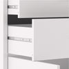 Axton Trinity Bookcase 4 Shelves with 2 Drawers and 2 Doors in White