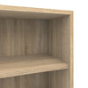 Axton Trinity Bookcase 5 Shelves with 2 Doors in Oak