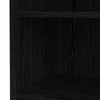 Axton Trinity Bookcase 5 Shelves in Black woodgrain