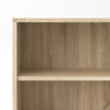 Axton Trinity Bookcase 2 Shelves In Oak