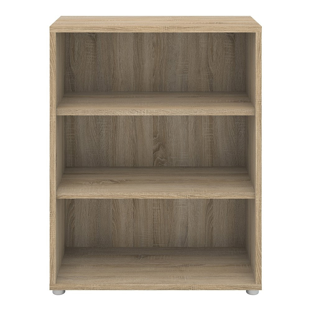 Axton Trinity Bookcase 2 Shelves In Oak