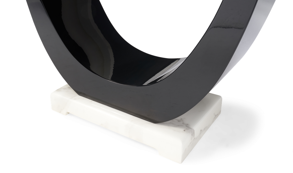 Rivilino 170cm Ivory White Marble Dining Table