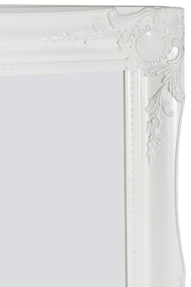 Hamilton Baroque White Shabby Chic Design Large Dress Mirror 165 x 75 CM