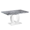 Shankar Marble Top Effect 150cm Dining Table