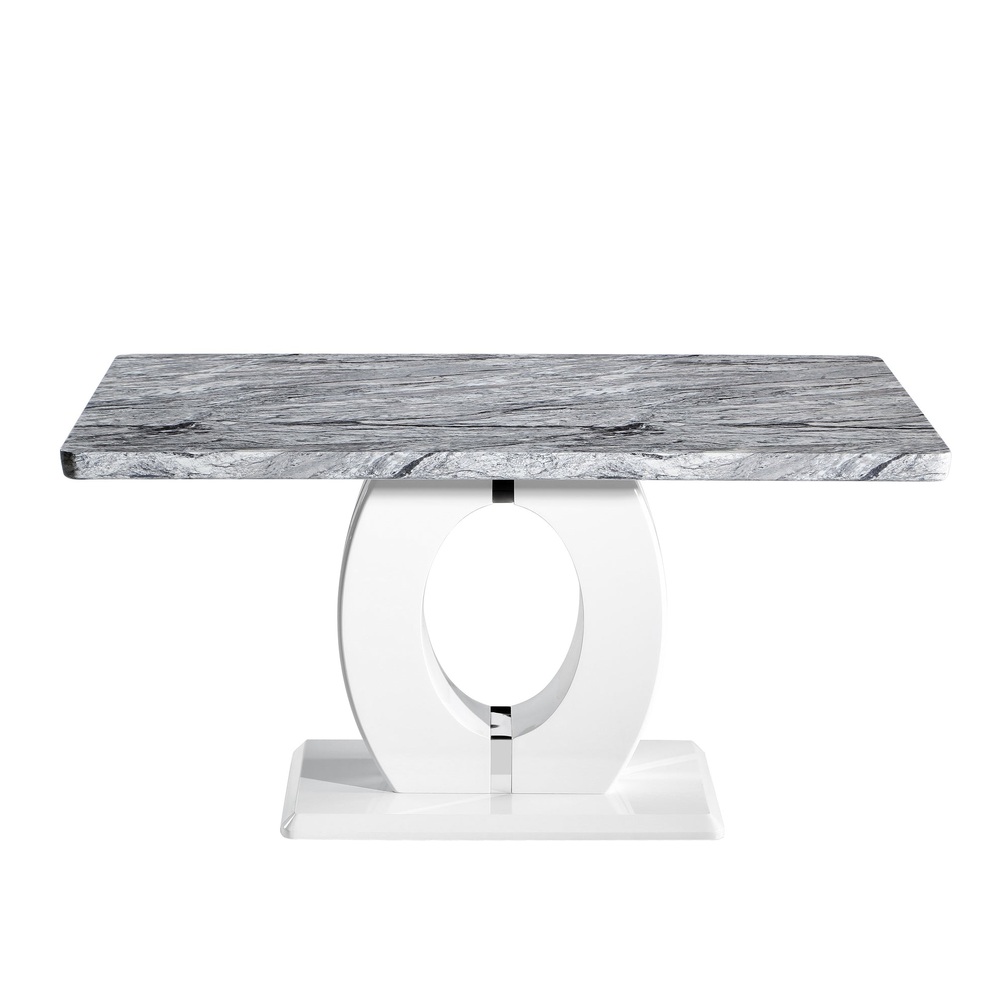 Shankar Marble Top Effect 150cm Dining Table