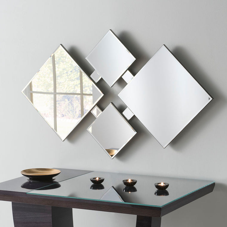 Yearn Art Deco ART197 Black Sprayed Edge Mirror