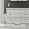 Axton Westchester Chest of 8 Drawers In White