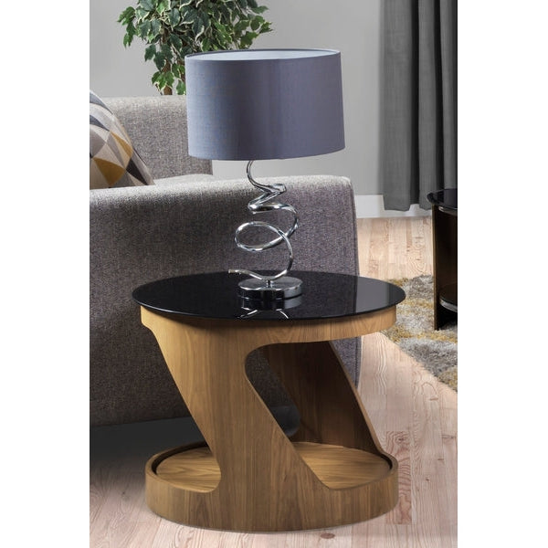 Jual Furnishings San Marino Oak Oval Lamp Table