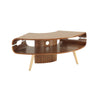 Jual Furnishings Havana Walnut Corner TV Stand