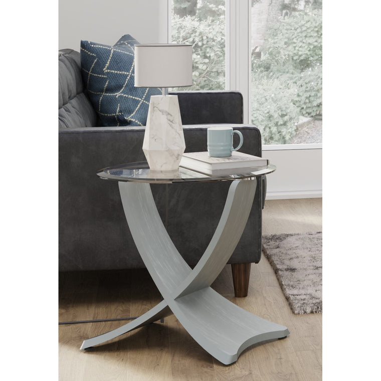 Jual Furnishings Siena Lamp Table Grey