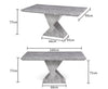 Allen 160cm Grey Dining Table