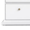 Axton Westchester Chest of 6 Drawers In White