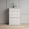 Axton Westchester Chest of 6 Drawers In White