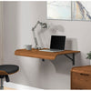 Jual Furnishings Wall Mounted Drop Down Desk Walnut