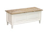 Bodiam Rochester Storage Bench or Trunk Antique White