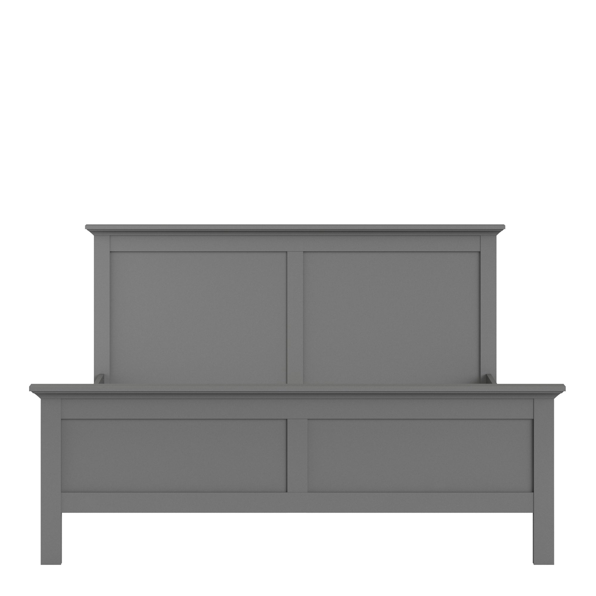 Axton Westchester Super King Bed (180 x 200) in Matt Grey
