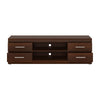 Axton Pelham Wide 4 Drawer TV Cabinet in Dark Mahogany Melamine