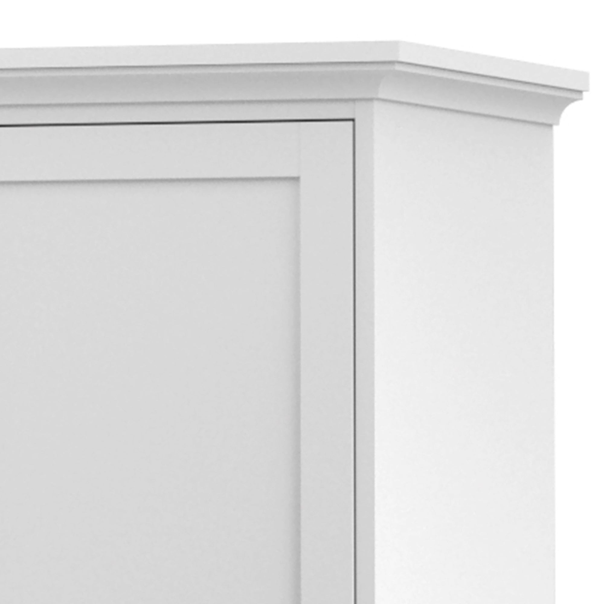 Axton Westchester Wardrobe with 4 Doors In White