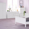 Axton Westchester Chest of 8 Drawers In White