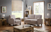 Julian Bowen Vivo 3 Seater Sofa in Mink Chenille