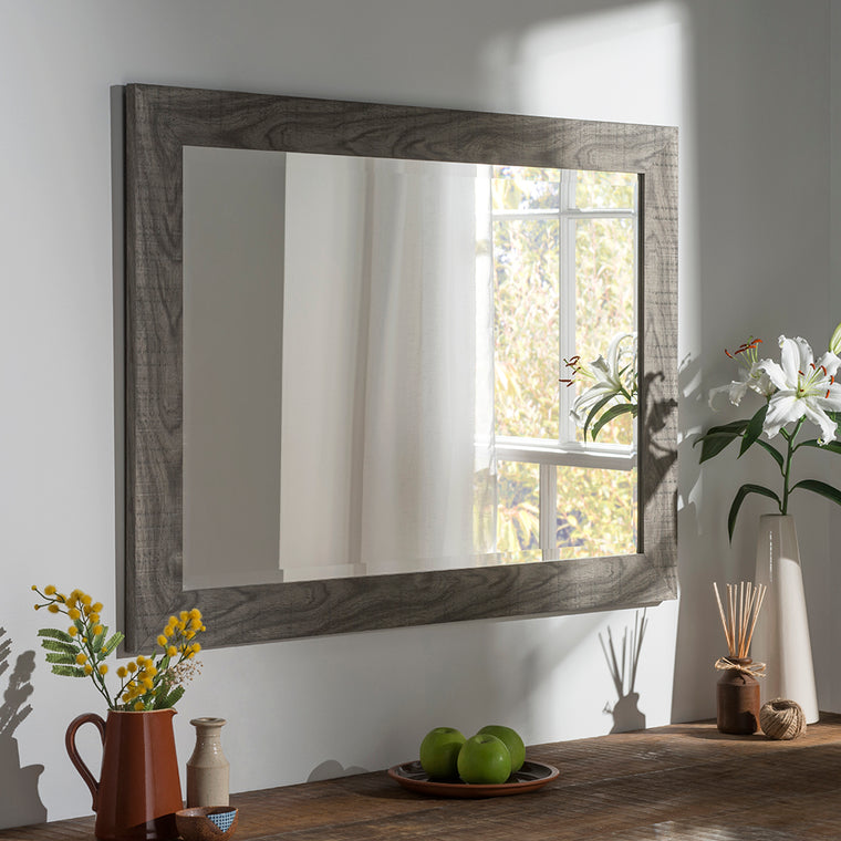 Yearn Rectangular YG214 Grey Wash Mirror