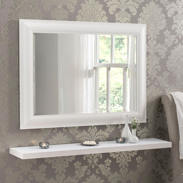 Yearn Rectangular YG226 White Mirror