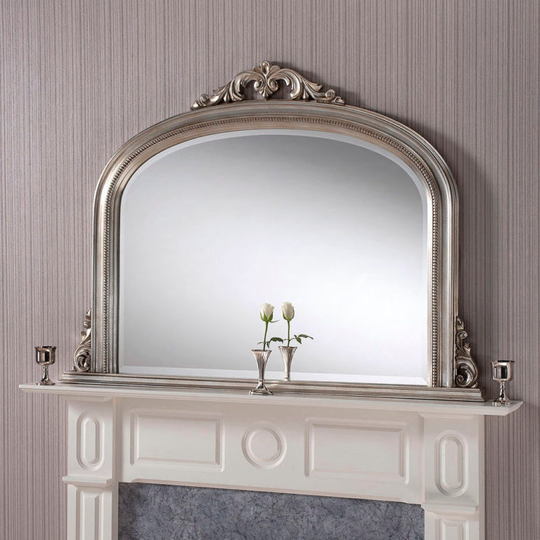 Yearn Over Mantles YG313 Silver Leaf Mirror