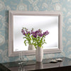 Yearn Rectangular YG701 Distressed White Mirror