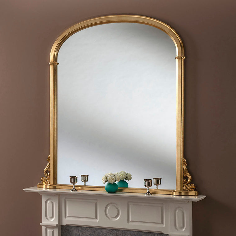 Yearn Over Mantles YG98 Gold Leaf Mirror